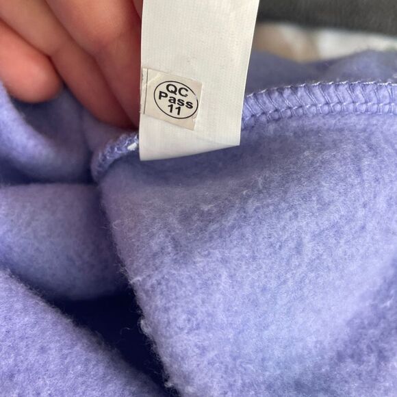 Tek Gear Ultrasoft Fleece Crewneck Sweatshirt Lola Purple Size M NWOT - Picture 8 of 8